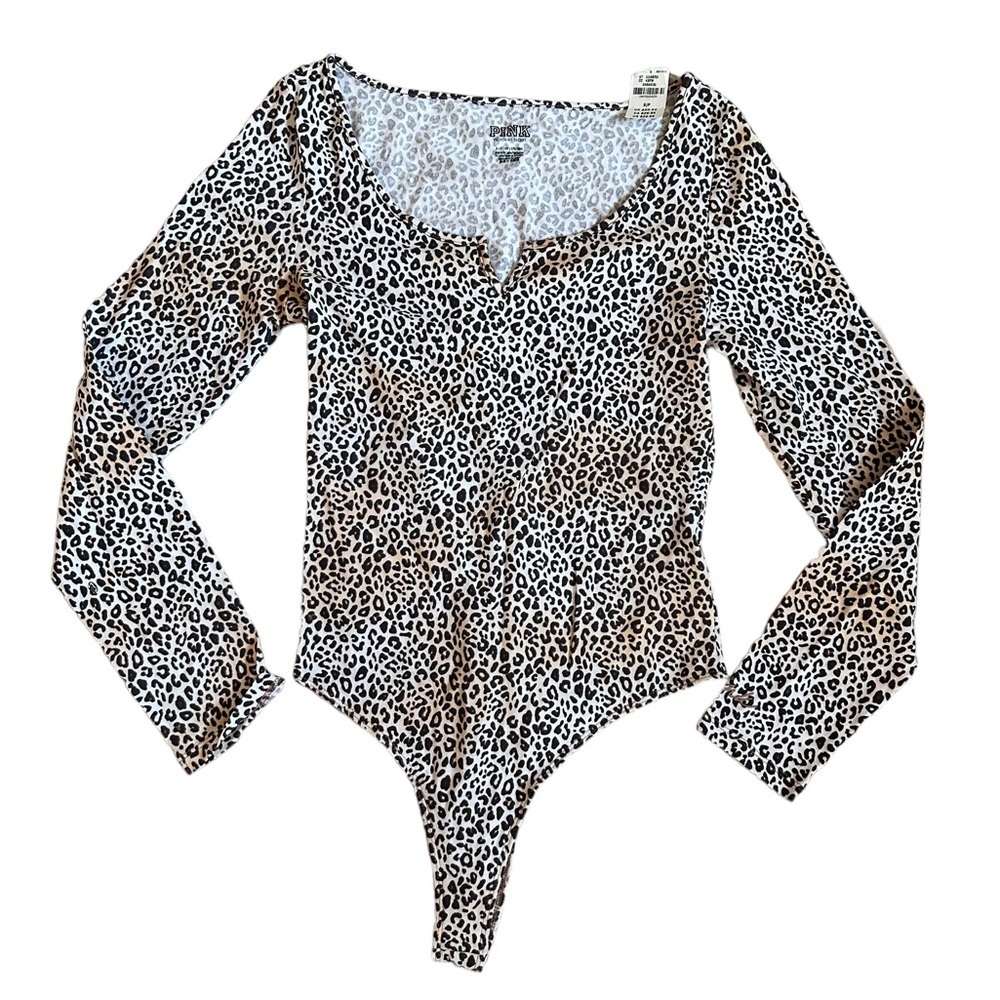 VS Leopard Print Bodysuit